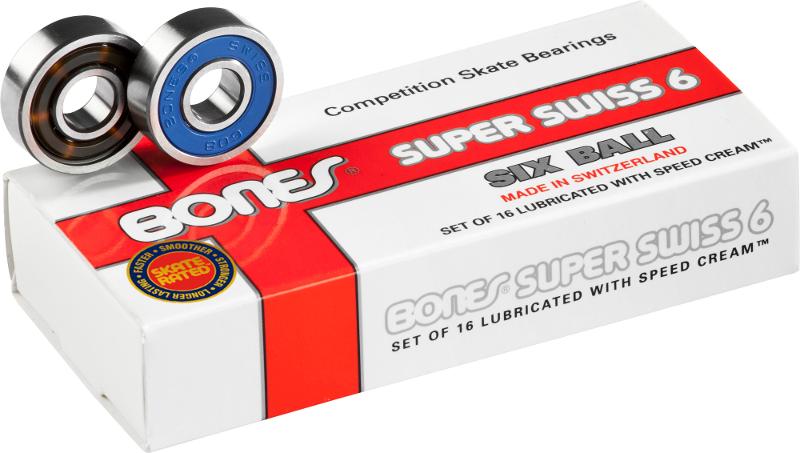 
Bones® Super Swiss 6 Bearings 8mm 16 pack